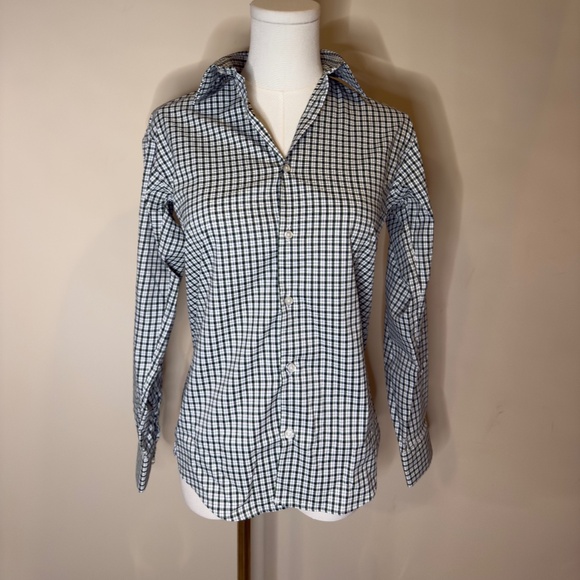 NWT Michael Kors Big Boys Classic Fit Button up Dress Shirt - Green, Black - Picture 1 of 4